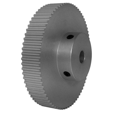 B B MANUFACTURING 74-3P09-6A4, Timing Pulley, Aluminum, Clear Anodized,  74-3P09-6A4